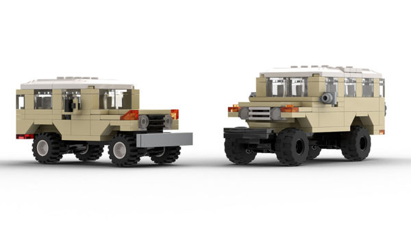 My LEGO Toyota FJ40 Land Cruiser Progress - LEGO® MOC Instructions