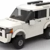 LEGO Toyota 4Runner SR5 16 scale brick model in white color on white background