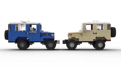 Updated My FJ40 Land Cruiser Design - LEGO® MOC Instructions