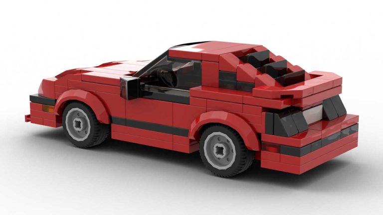 Dodge Daytona Turbo Z 86 - Renbricks | LEGO® MOC Instructions