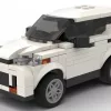 LEGO Ford Escape 14 scale brick model in white color on white background