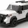 LEGO Honda Passport 21 scale brick model in white color on white backgound