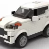 LEGO Kia Sportage 20 scale brick model in white color on white background