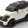 LEGO Kia Sportage 23 scale brick model in white color on white backgroud