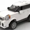 LEGO Volvo XC60 09 scale brick model in white color on white background