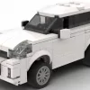 LEGO Volvo XC60 15 EU scale brick model in white color on white background